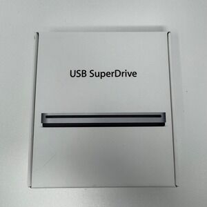 Apple USB SuperDrive External DVD CD Drive Silver MD564LL/A Model A1379 Boxed